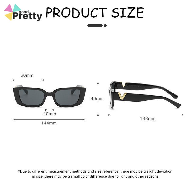 Kacamata Hitam INS Fashion Kacamata Hitam Retro Gaya Sunglass Dengan Women - PD