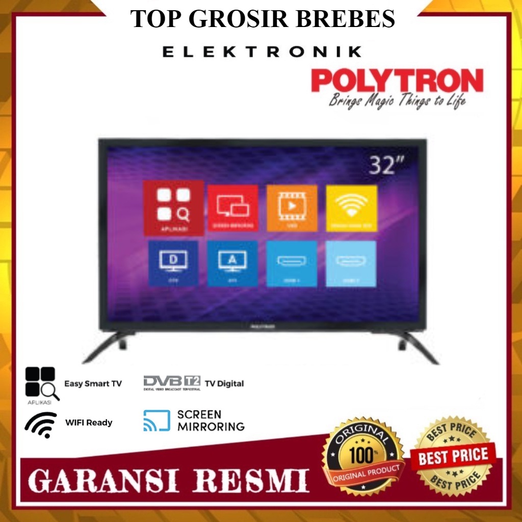 LED 32 INCH POLYTRON PLD 32MV1859 SCREEN MIRORRING POLYTRON PLD-32MV1859 
TOP GROSIR BREBES