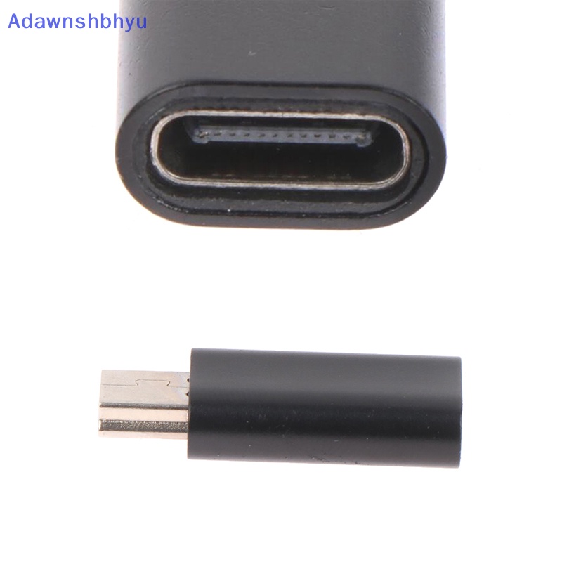 Adhyu Adaptor USB Mini 5pin B Male to USB Tipe C Female Konektor Transfer Data ID