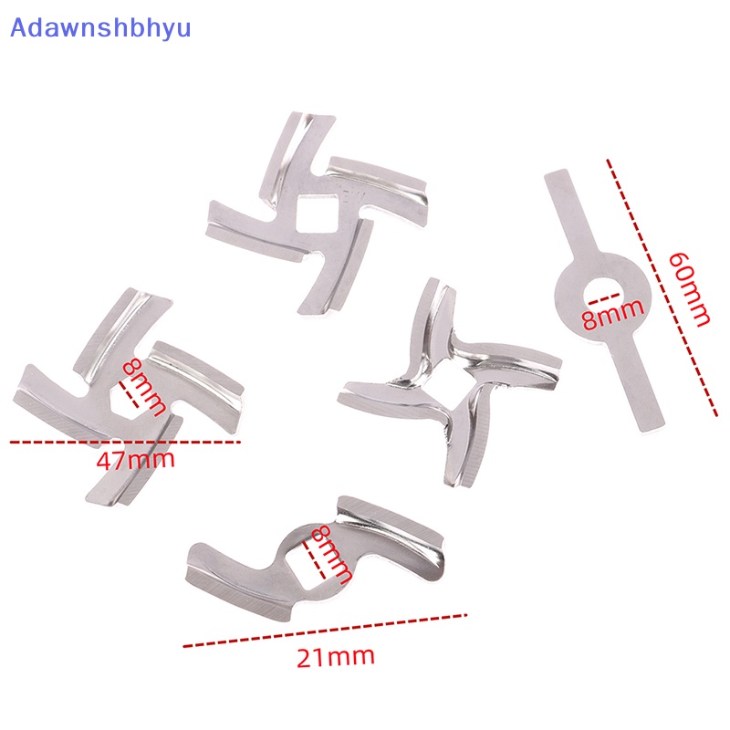 Adhyu Meat Grinder Parts Mincer Blade Pisau Penggiling Makanan Cutter Pengganti ID