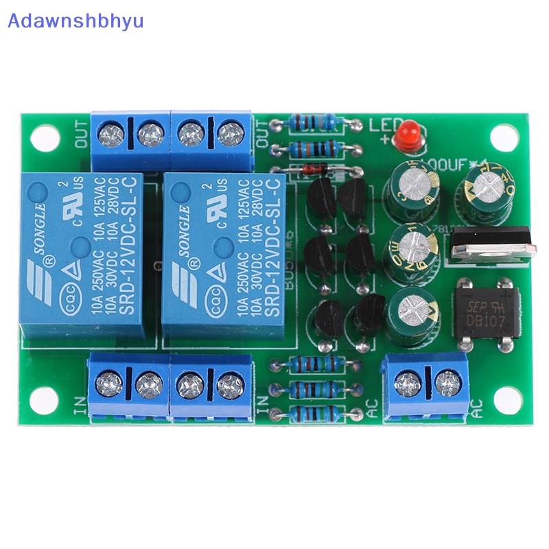 Adhyu Papan Perlindungan Speaker Audio Boot Delay DC Protect Kit DIY Double Channel ID