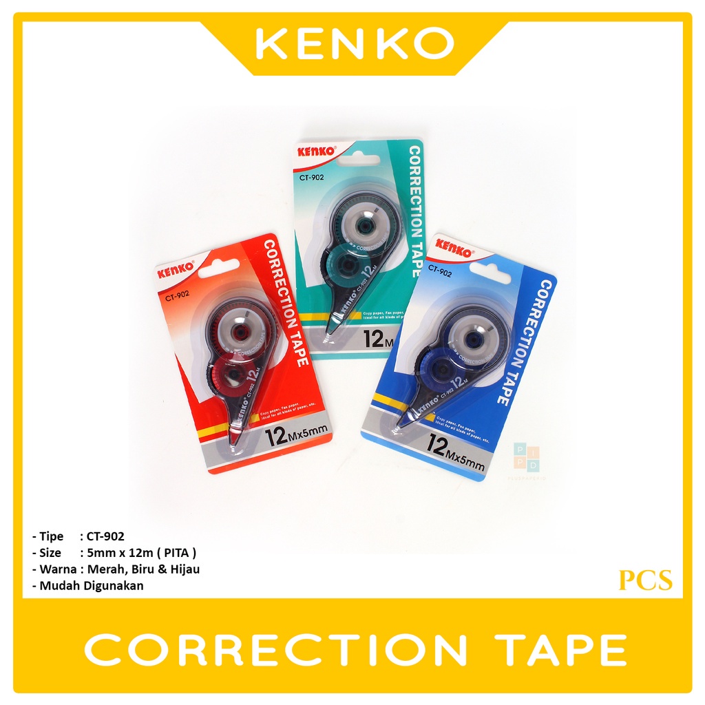 

KENKO - Correction Tape CT-902 Tipe X Pita - Pcs