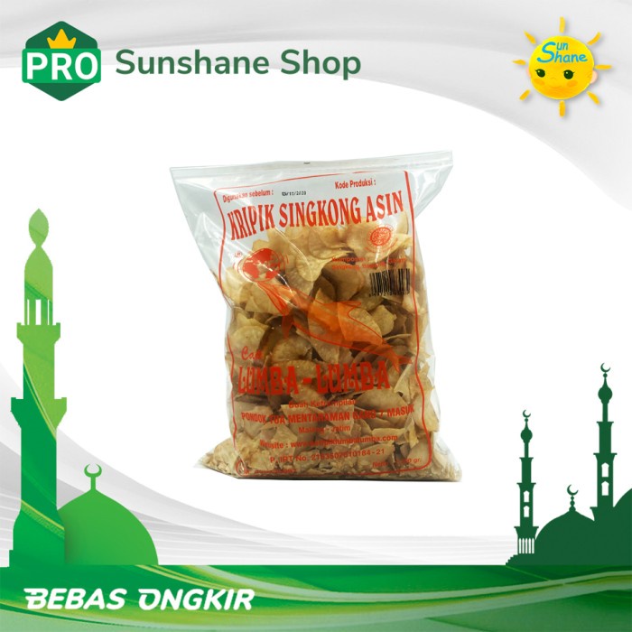 

DLP12- Grosir keripik kripik singkong cap lumba malang 500 gr 500gr - Asin