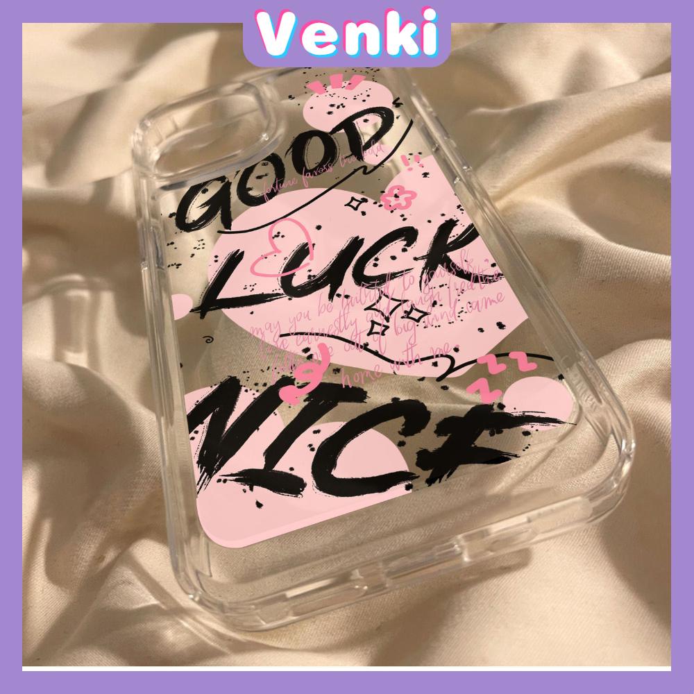 VENKI - For iPhone 11 iPhone Case Clear Big Hole Space Case TPU Soft Shell Shockproof Protection Camera Pink Heart Compatible with iPhone 14 13 Pro max 12 Pro Max 11 xr xs max 7 8