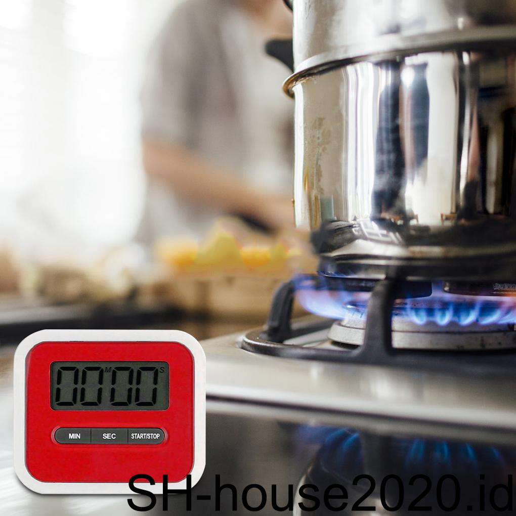 Timer Dapur LCD Display Masak Baking Digital Waktu 0sampai99menit 59detik