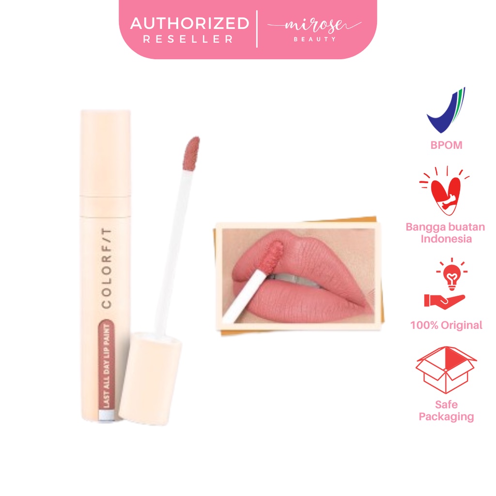 Wardah Colorfit Last All Day Lip Paint 4 gr