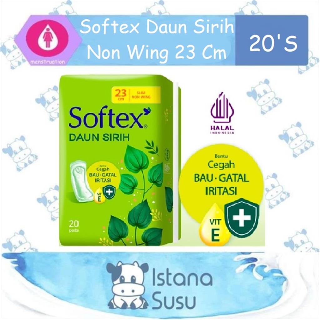 Softex Daun Sirih Non Wing 23 Cm Isi 20 Pads