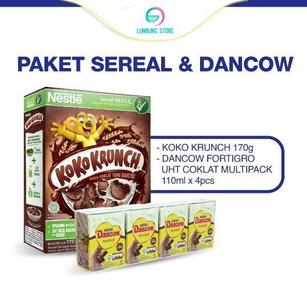 

Paket Sereal + Dancow (Koko Krunch + Susu Dancow UHT Coklat)