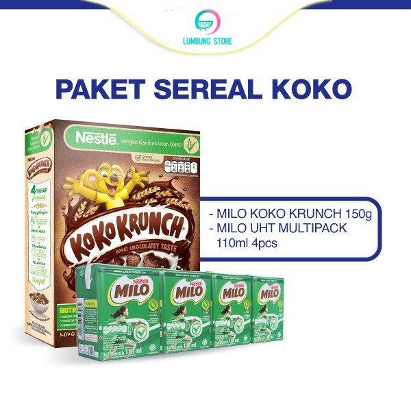 

Paket Sereal Koko (Koko Krunch + Susu Milo UHT Coklat)