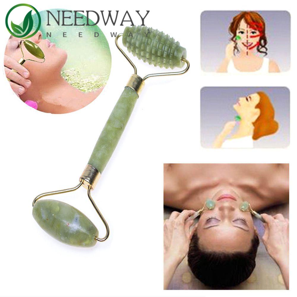 Needway   Roller Massager Double Head Relaksasi Facial Lift Alat Kecantikan Anti Kerut