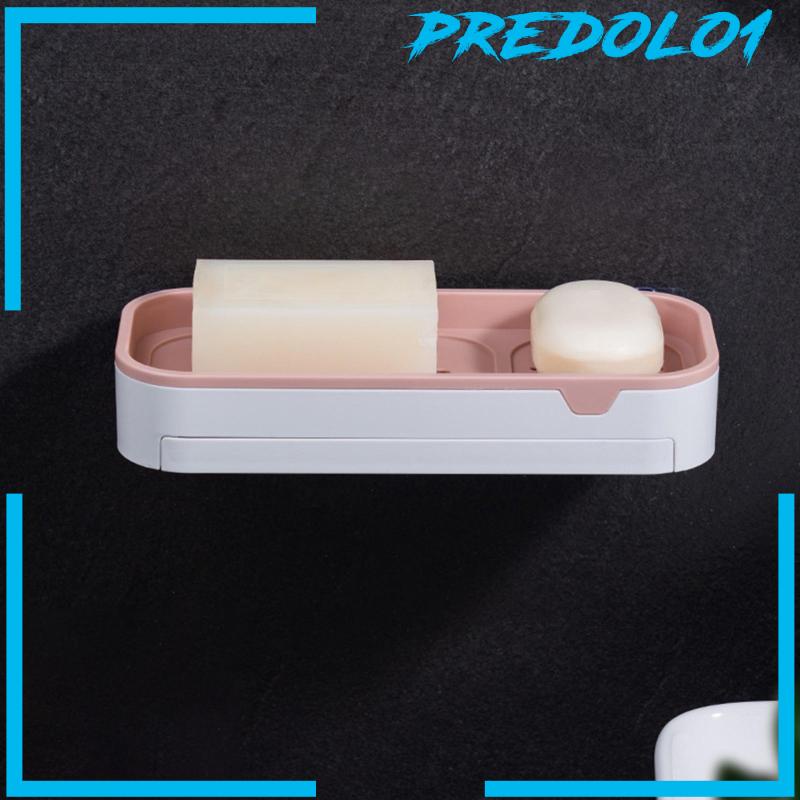 [Predolo1] Soap Holder Self Draining Tempat Sabun Tempel Dinding Untuk Kamar Mandi Shower Hotel