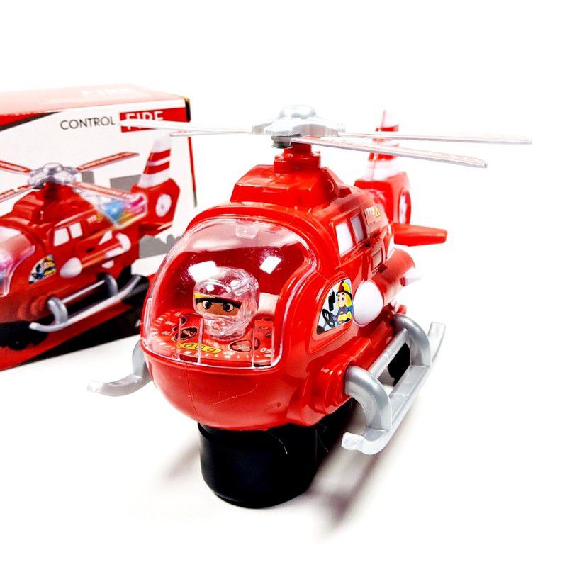 [ Free Batrai ]Mainan anak Helicopter Rescue/Helicopter Kebakaran)Mainan Helicopter | FII STORE_