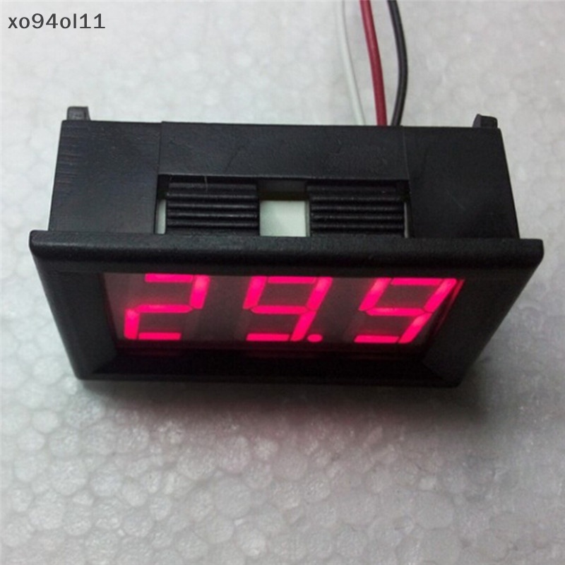 Xo Mini voltmeter tester Digital voltage test DC 0-30V Merah Mobil Otomatis LW SZUS OL