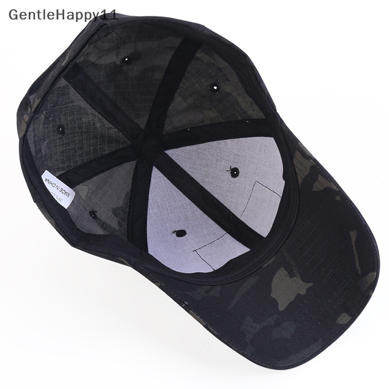 Gentlehappy Topi Baseball Kamuflase Tactical outdoor Soldier Combat Paintball Adjustable Hat id