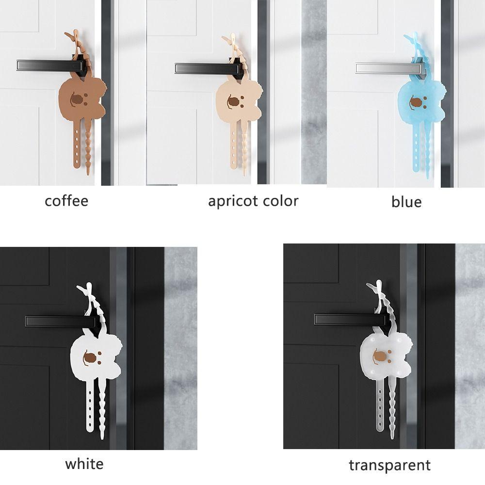 【 ELEGANT 】 Silicone Stopper Baby Room Mute Catcher Door Closer Wedge Blok Pintu Jahitan Kunci Lengan