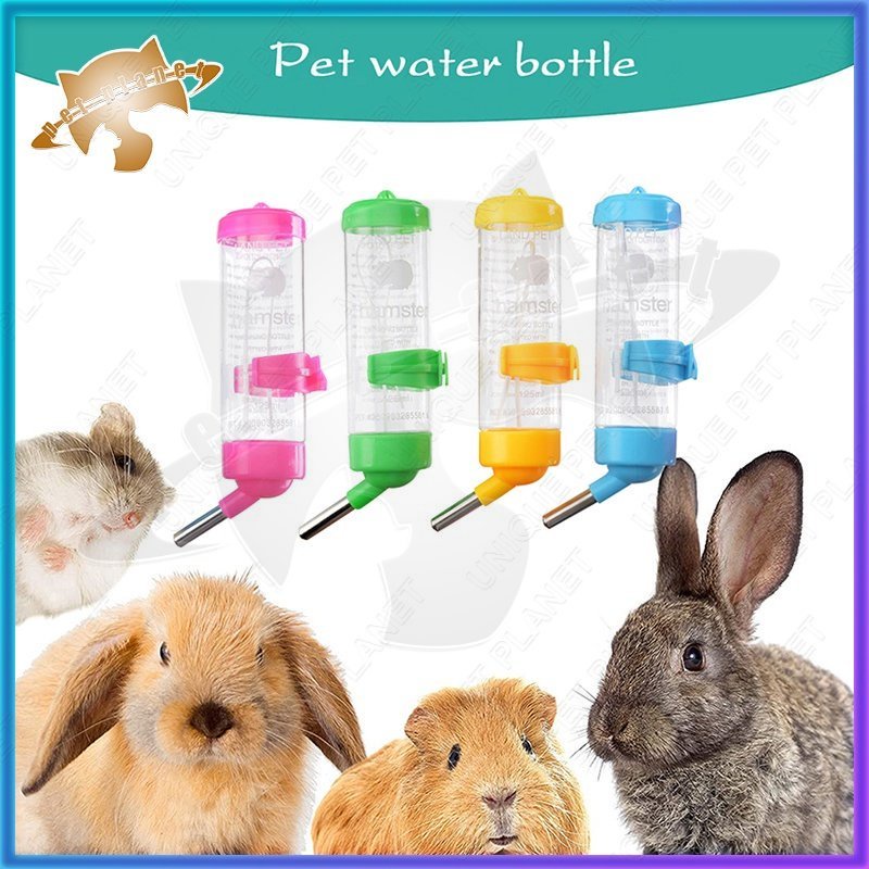 Botol Tempat Minum Hamster Hewan Hamster Kelinci Minum Otomatis Gantung Botol Plastik Hewan Peliharaan