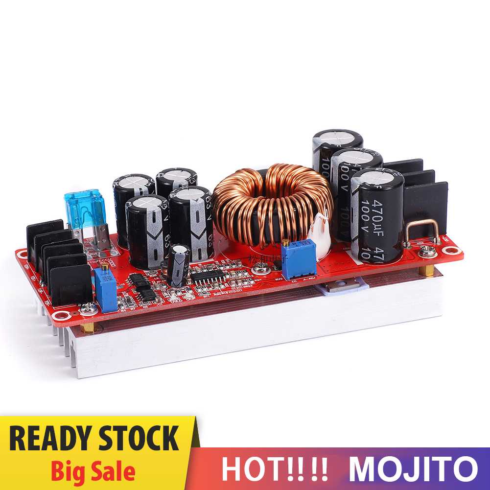 1200w 20A DC Converter Boost Step-up Power Supply Module In 10-60V Out 12-83V