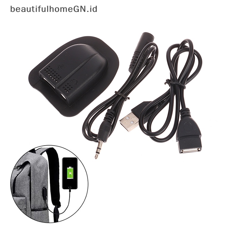 {Cantik} Luar USB Antarmuka Eksternal Pria Ke Wanita Kabel Data Pengisian Kabel Ekstensi Ransel Aksesoris Koper~