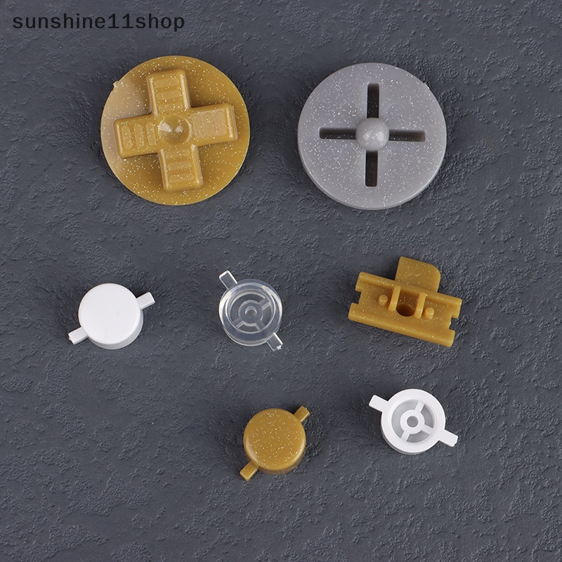 Sho Tombol Warna-Warni Key Konsol Game AB Key Cross Key D-pad Untuk Gameboy Classic GB N