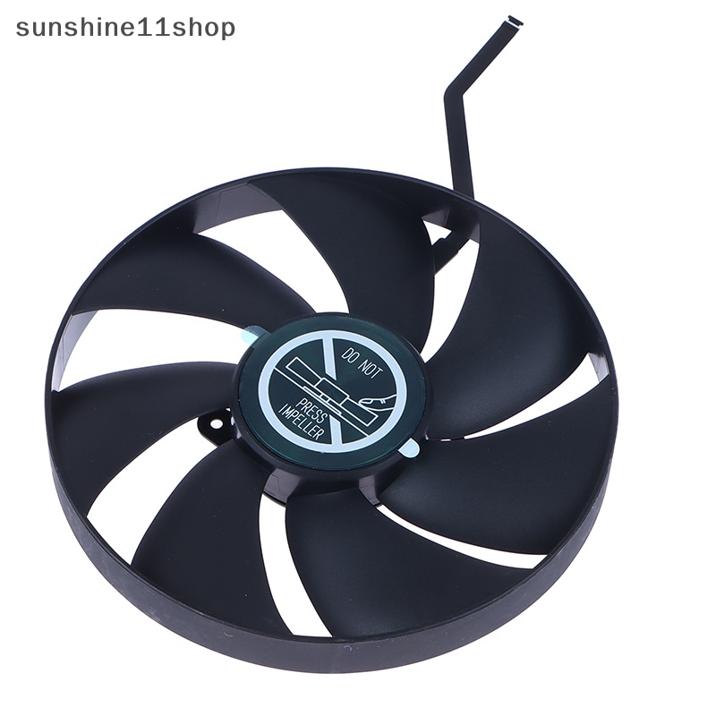 Sho 1Pc DC12V 0.63A Diameter Lubang Pitch 39mm Cooling Fan Heat Sink Kartu Grafis N