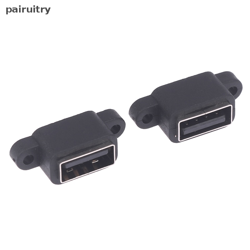 Prt 5Pcs Tahan Air USB 2.0 Charging Data Tail Plug-in 4pin USB Interface Port USB2.0 Konektor Plug Jack Socket PCB Dock PRT