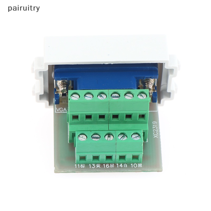 Soket Komputer Modul Slot PC VGA PRT Free Solder 15pins Kualitas Bagus Untuk Wall Panel PRT