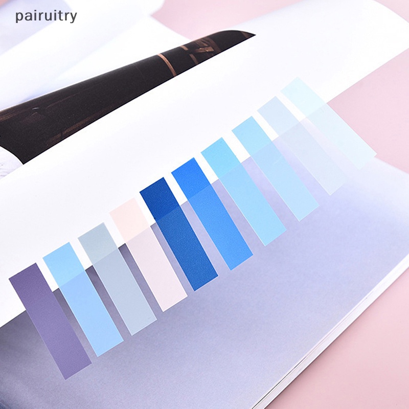 Prt 200lembar Penanda Halaman Index Tab Bookmark Transparan Lengket Klasifikasi File Untuk Buku Waterproof Notes Strip Siswa Bendera PRT