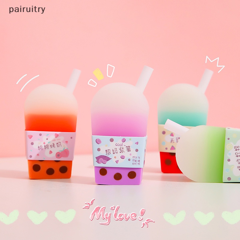 Prt 1PC Kawaii Erasers Kualitas Bagus Karet Eraser Untuk Perlengkapan Kantor Sekolah Kado Anak PRT