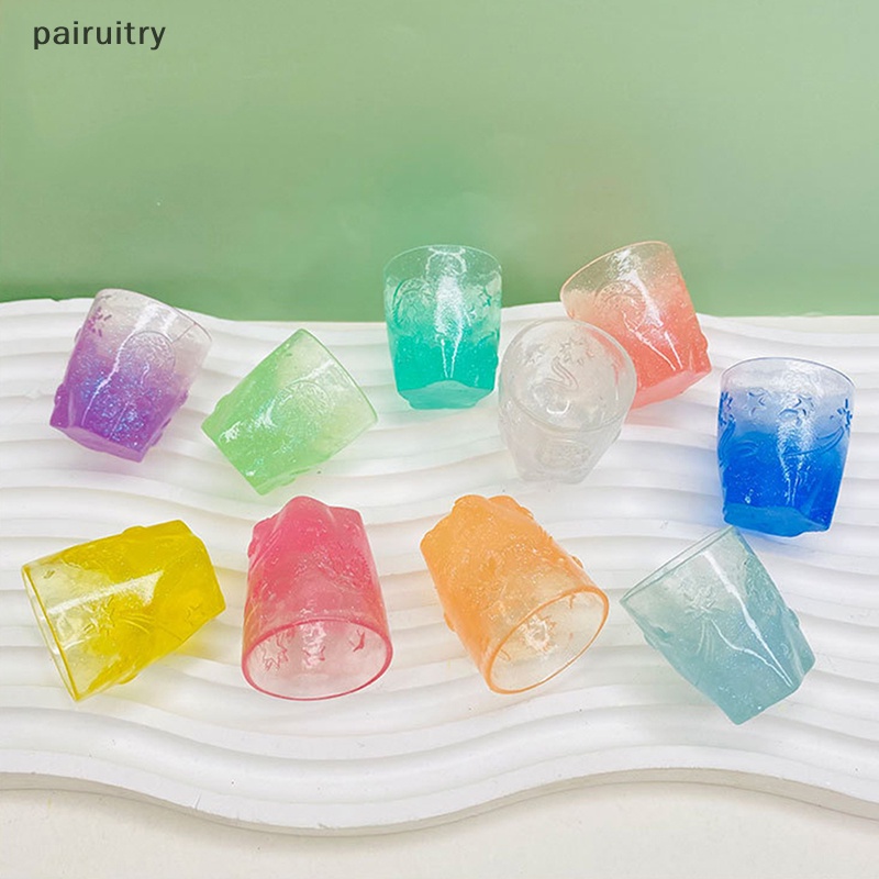 Prt Mini Luminous Resin Cup Glow In The Dark Miniatur Ornamen Mungil Dekorasi PRT