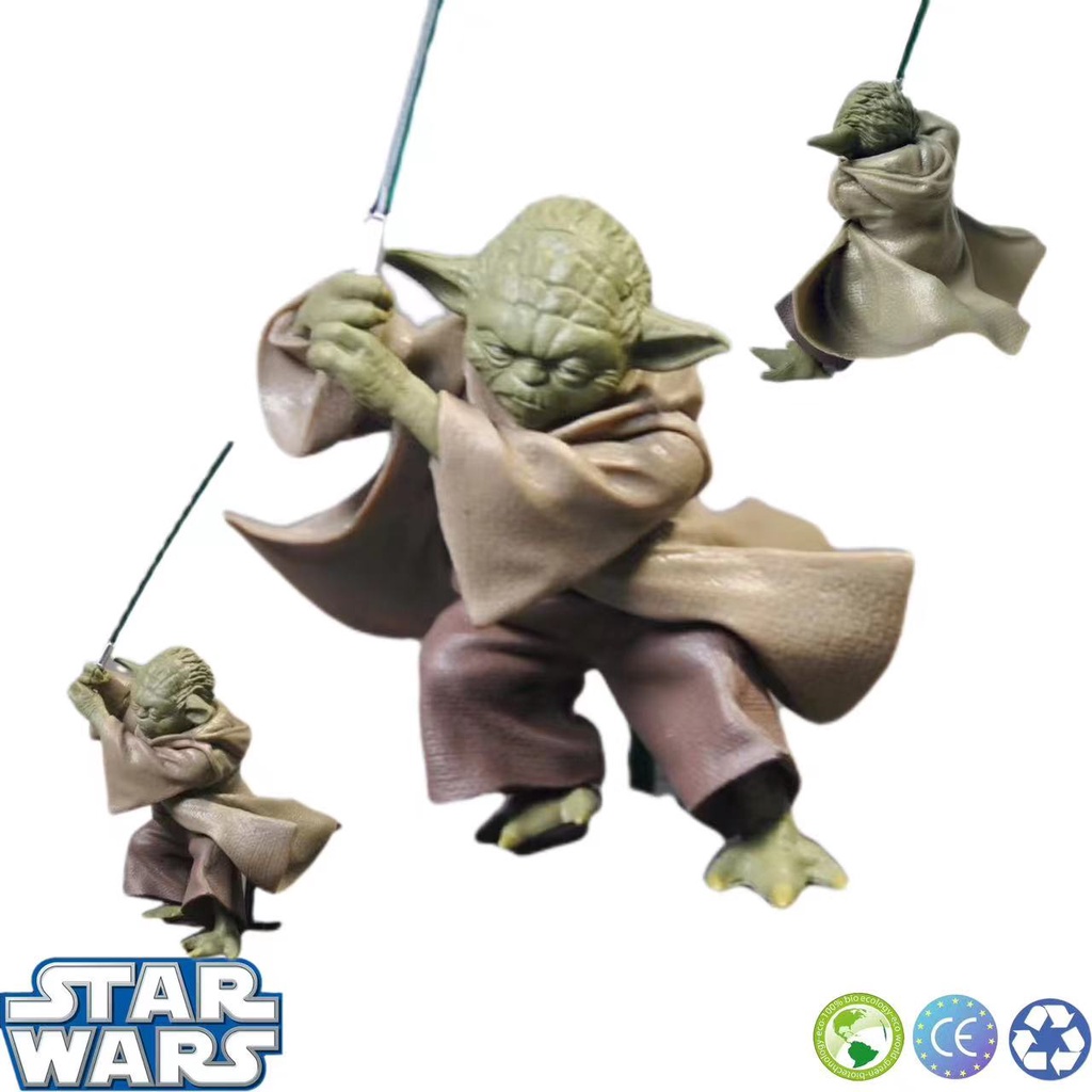 Jedi Knight Master Yoda star Wars Darth Vader Revenge Lelang Action Figure Boneka Mainan Untuk Anak