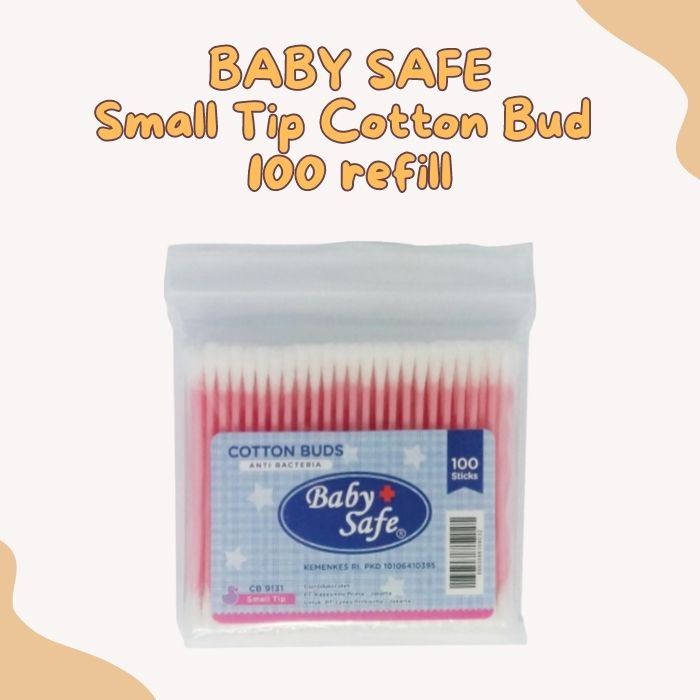 Cotton Buds Baby Safe CB9131 Small Tip Cotton Bud 100 Refill