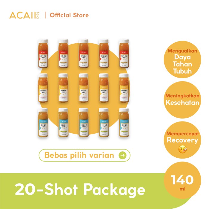 

N.E.W Acaii Tea 20-Shot Package (20x125ml)