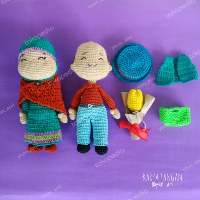 Amigurumi Boneka rajut Oma Opa