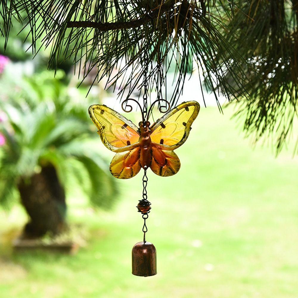 [Elegan] Suncatcher Kreatif Kualitas Tinggi Visual Kerajinan Logam Hadiah Ulang Tahun Dekorasi Rumah Besi Tempa Menghilangkan Kelelahan Merak Bell Liontin