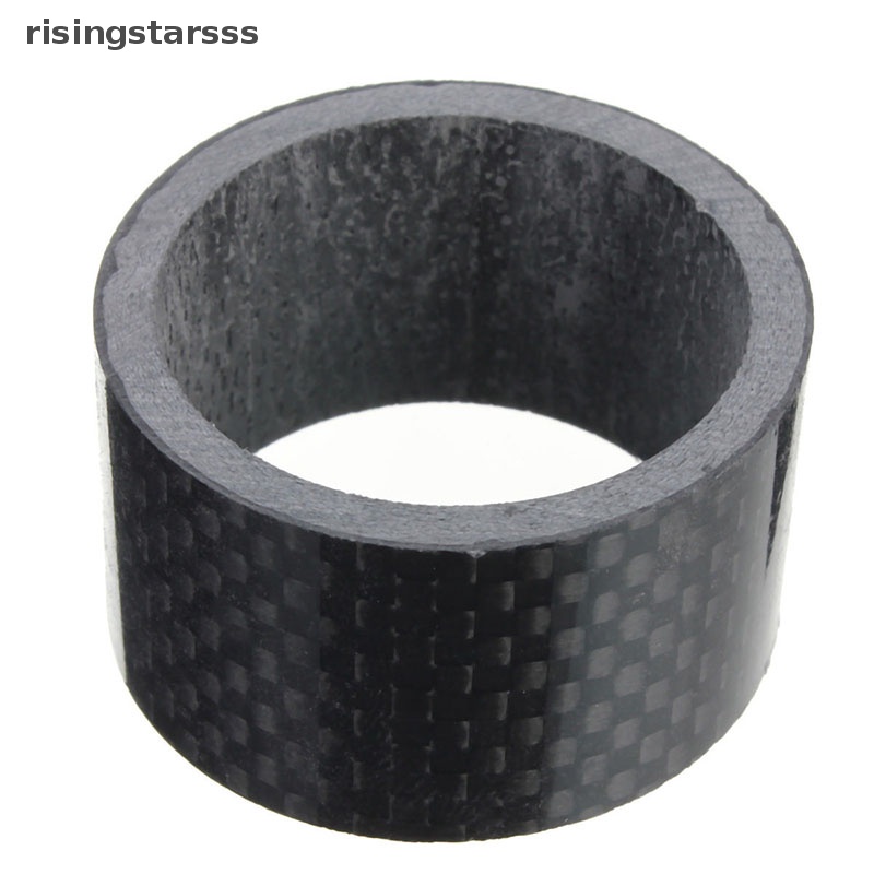 Rsid Span-new Carbon Fiber 3/5 /10 /15 /20mm Spacer1 1 /8&quot; Untuk Batang Sepeda Sepeda Headset Washer Jelly