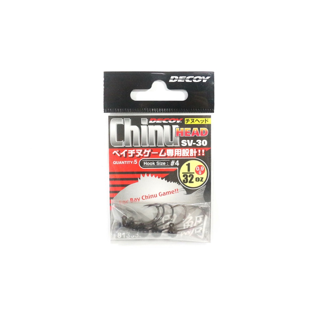 kail pancing | hook Decoy SV-30 Jig Head Chinu Head Heavy Duty