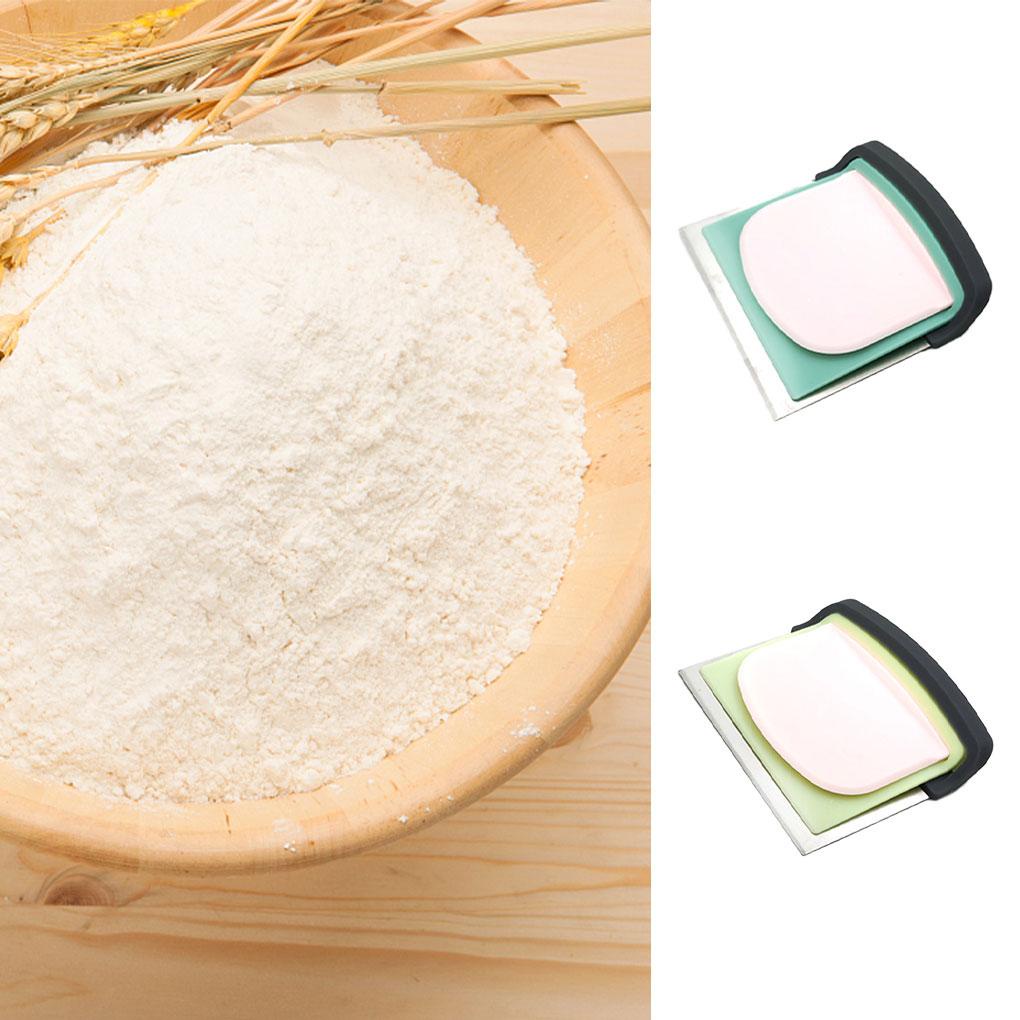 Spatula Kue 3in1 Anti Karat Fondant Roti Cream Scraper Handheld Pengikis Mie Dapur Baking Warna Random