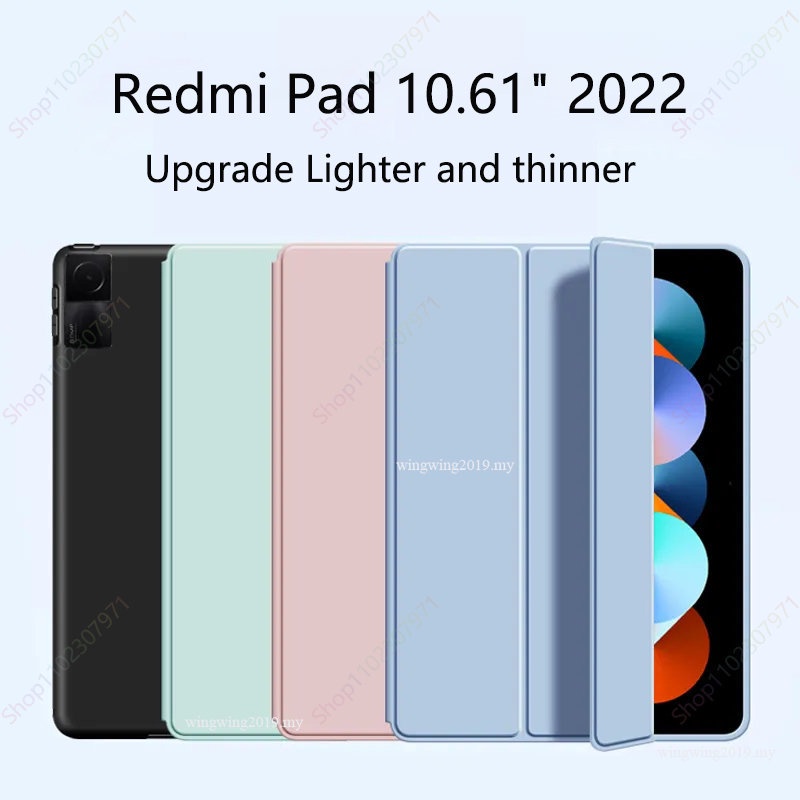 Untuk XIAOMI Redmi Pad 10.61&amp;quot; 2023mipad Xiaomi 6mi Pad 6 Pro Flip Stand Silikon Penutup Pelindung Redmi Pad 10.61 ''Magnet Case