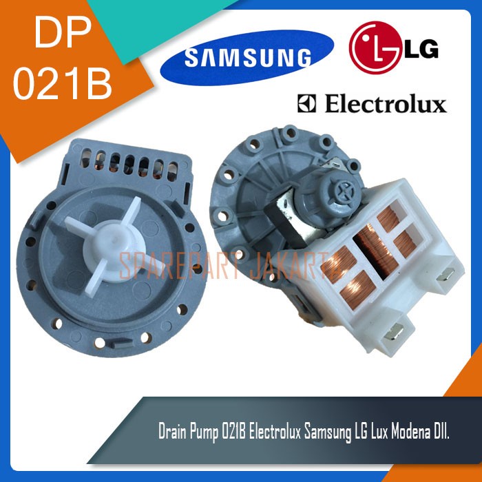 Komponen Sparepart Drain Pump mesin cuci UNIVERSAL / LG SAMSUNG ELECTROLUX Front Loading