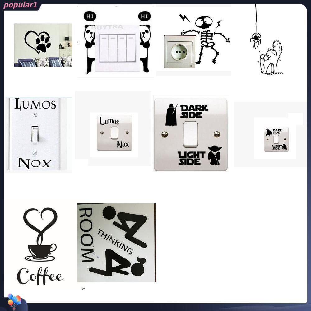 Populer Stiker Dinding Dekorasi Rumah Poster Mural Creative