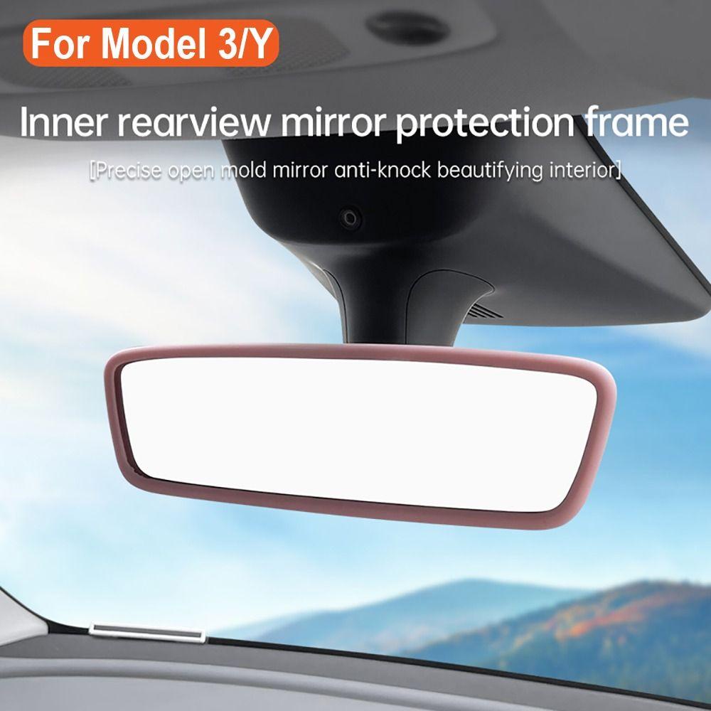 Populer Cover Modifikasi Silicone Center Control Frame Untuk Tesla Model Y3