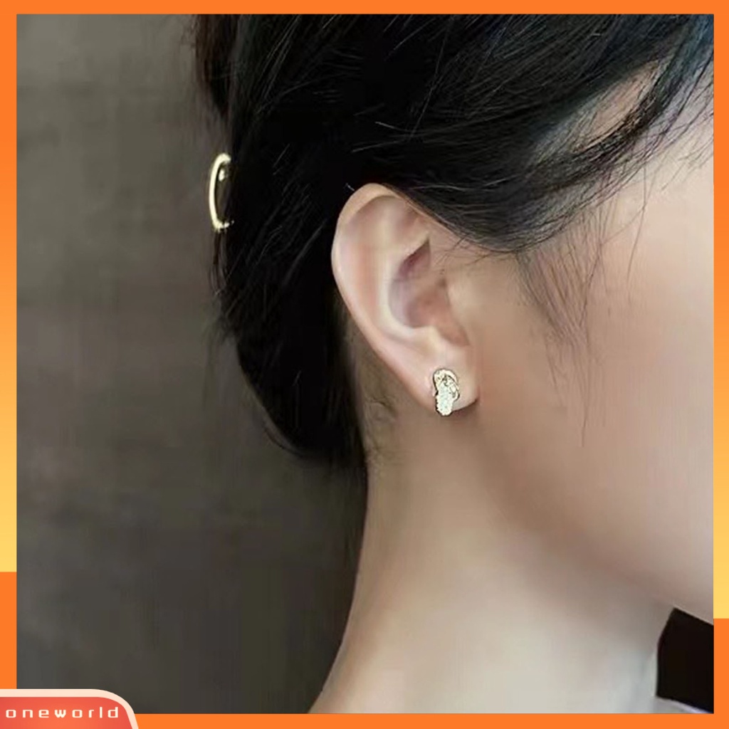 [WOD] Anting Kreatif Gaya Alloy Lucu Berbentuk Slop Wanita Ear Studs Untuk Wanita