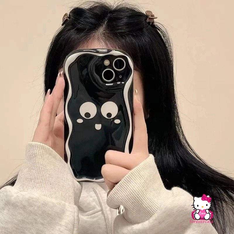 Case Ekspresi Lucu Motif Leopard Untuk Samsung A04s A11 A21s A24 A12 A51 A14 A30s A13 A03s A20s A20 A31 A23 A50s A10s A32 A04 A50 A30 A03 A52 A52s A02s 3D Penutup Tepi Bergelombang Lengkung