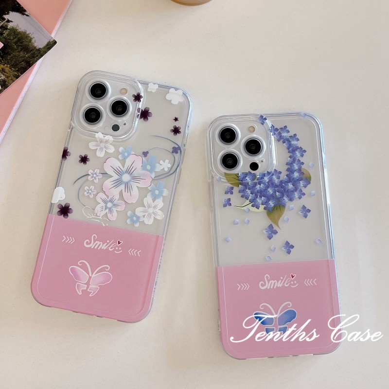 Kompatibel Untuk Iphone14 13 12 11 Pro Max X XR Xs Max8 7 6 6s Plus Se2020Angel Eye Purple Flowers Phone Case