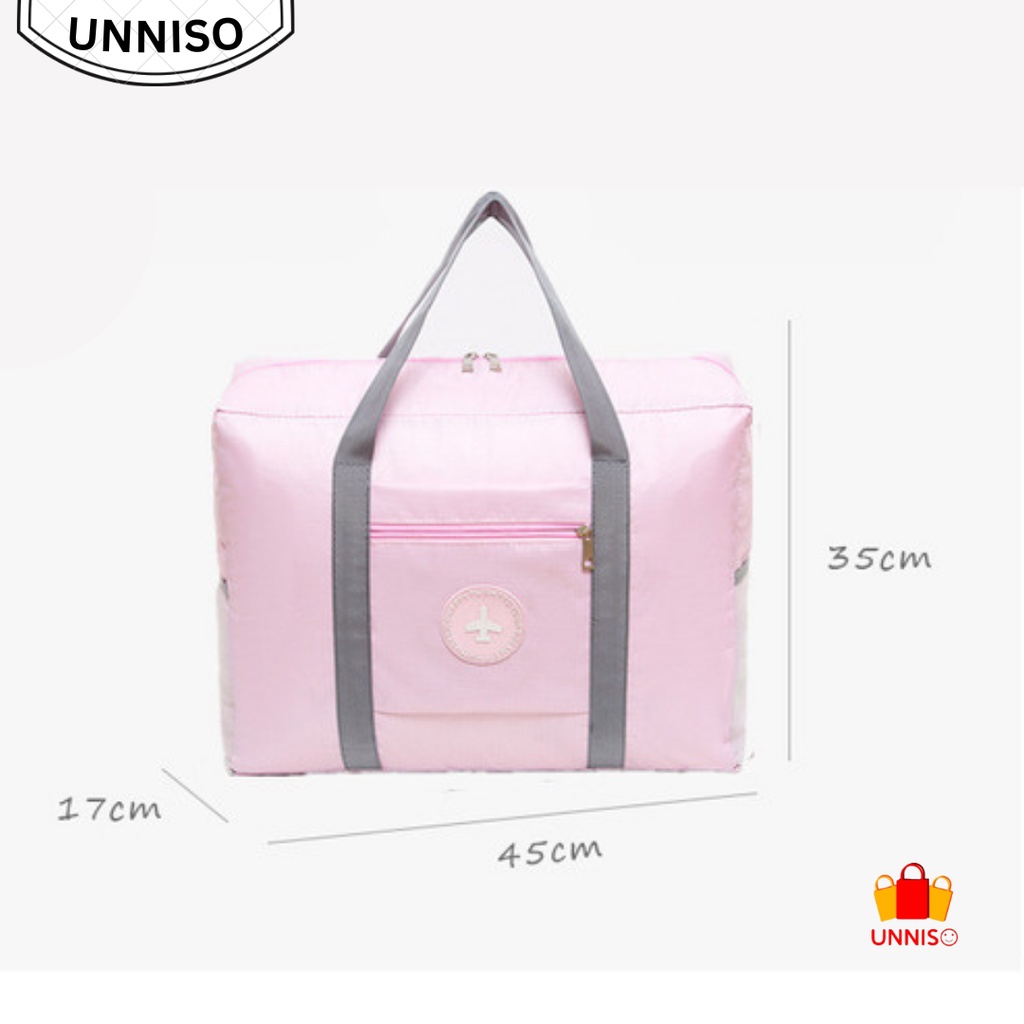 UNNISO - Tas Travel Lipat Portable Handcarry Anti Air