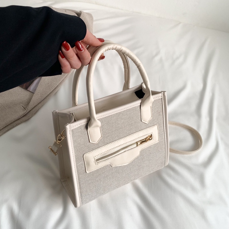 Tas wanita import berkualitas harga grosir bisa cod Populer Fashion Retro Temperamen Warna Kontras Messenger Tas Wanita 2023 Baru Trendi Musim Gugur dan Musim Dingin Tas Wanita Tas Tangan Tas Bahu