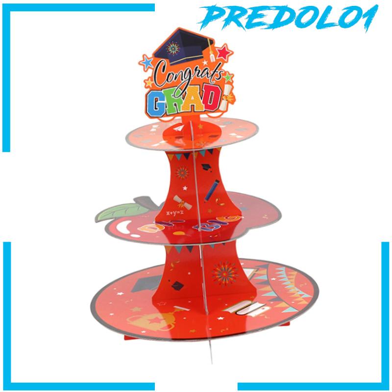 [Predolo1] Cupcake Stand Centerpiece Kardus Bulat 3tingkat Untuk Meja Cupcake Farmhouse