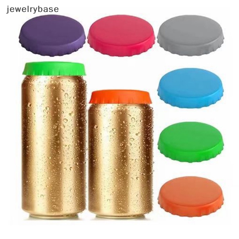 [jewelrybase] Soda Lid Multiwarna Pelindung Kaleng Minuman Silikon Penutup Kaleng Anti Bocor Cap Butik