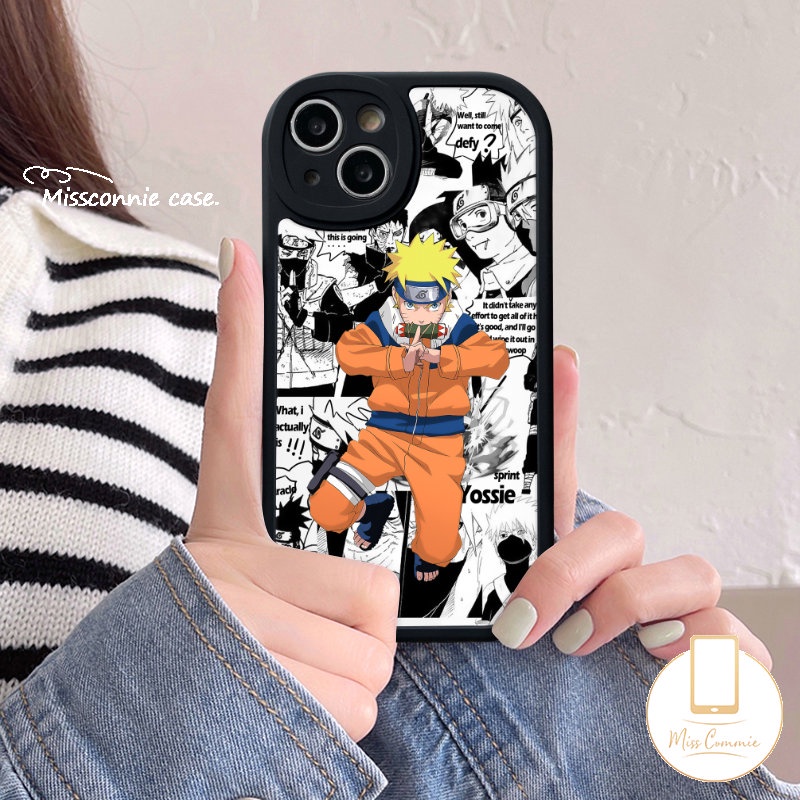 Untuk Redmi 9A A1 9T 9 10 10A 10C 9C A1+ POCO X3 NFC Pro K40s F4 M3 Mi 11T Pro Redmi Note 11 8 10s 11s 9 9s 10 11Pro 10Pro Max Cute Hokage Uzumaki Naruto Anime Soft Tpu Sarung Kartun