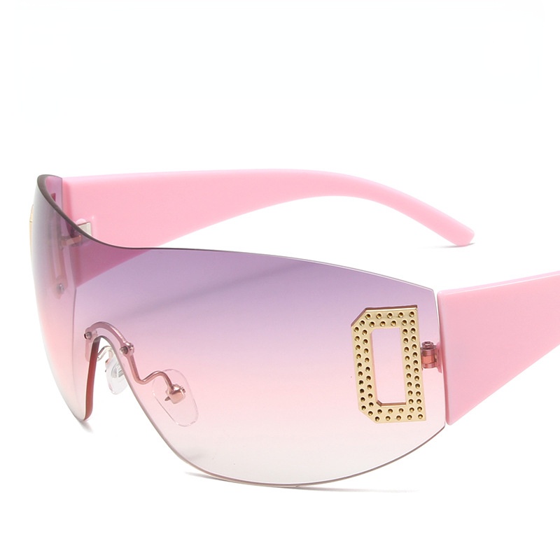 Fashion Square Aesthetic Shades Sunglasses Untuk Wanita/Men Metal Frame Sunglasses Eyewear